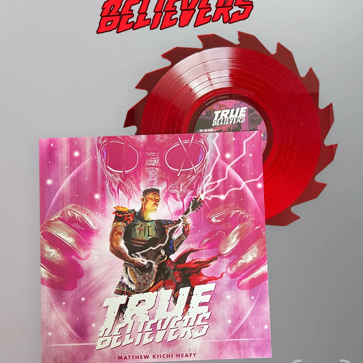 True Believers - Original Score by Matthew Kiichi Heafy Saw-Blade Vinyl