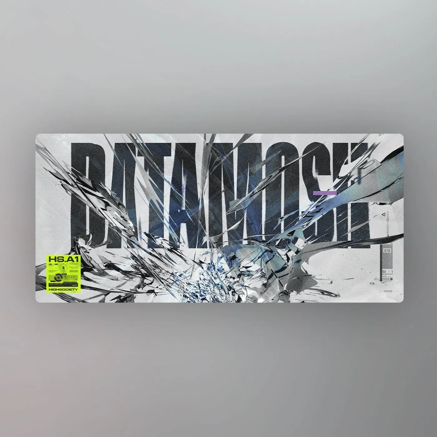 HIGHSOCIETY - DATAMOSH Gamer Mousepad