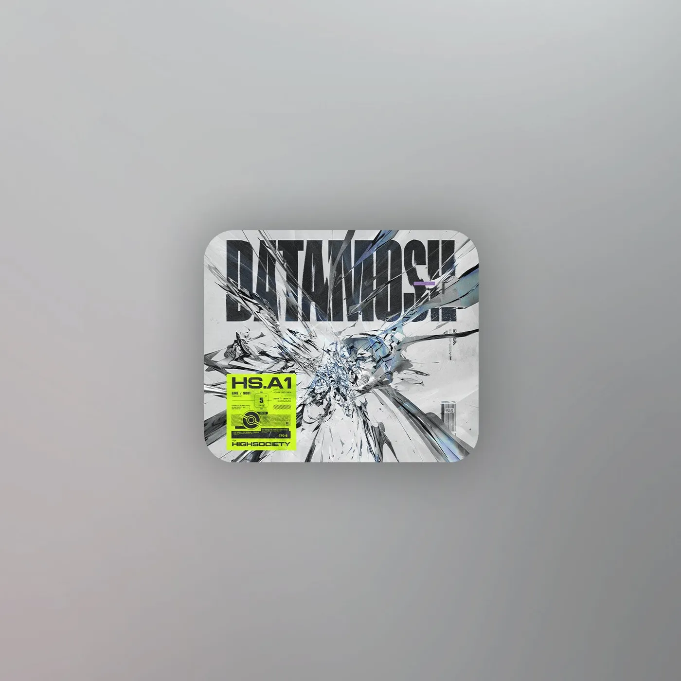 HIGHSOCIETY - DATAMOSH Mousepad