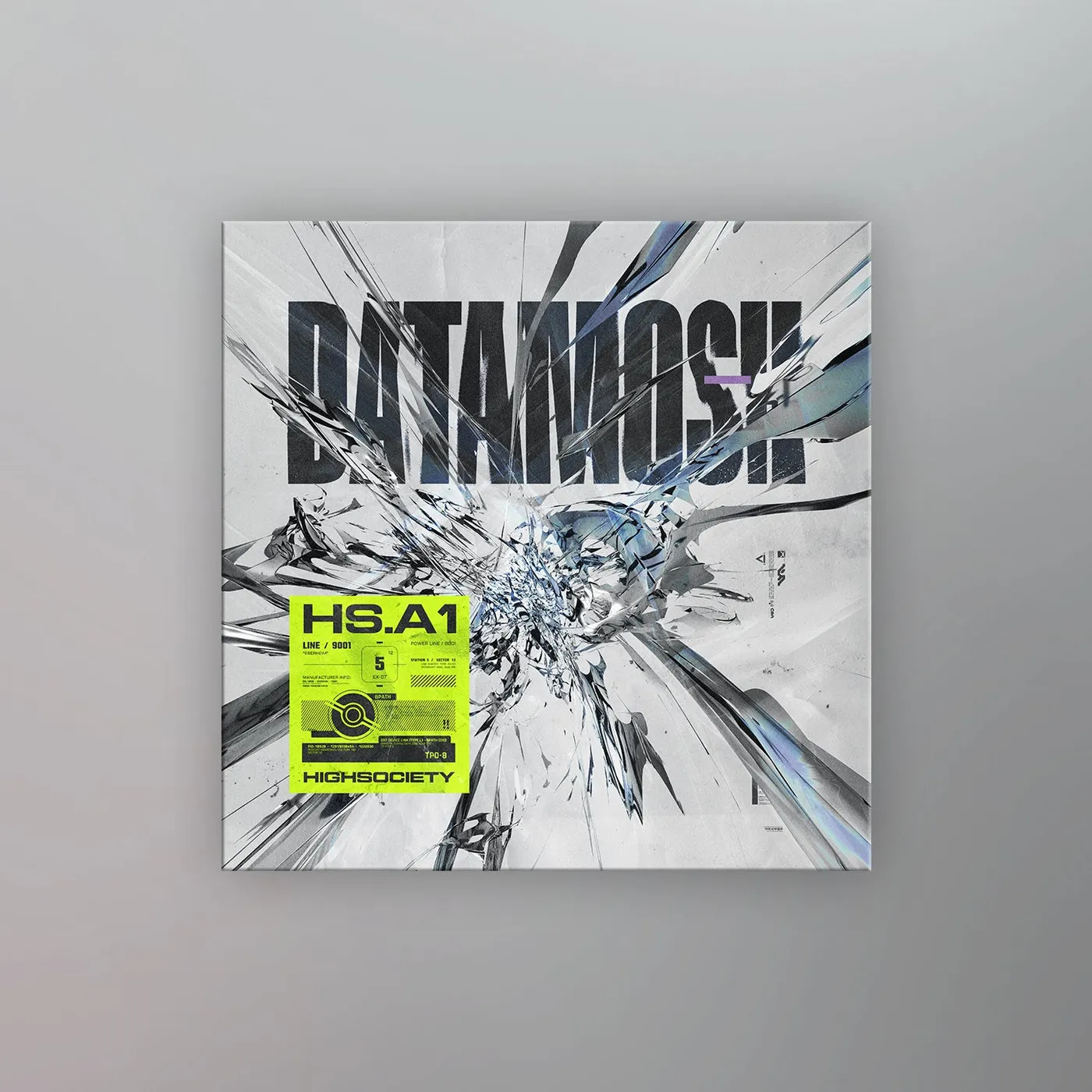 HIGHSOCIETY - DATAMOSH Canvas Art Print