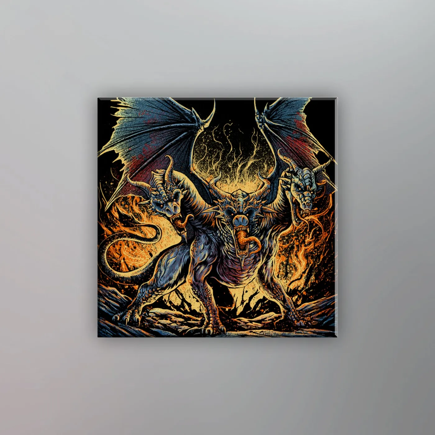 The Browning - OSRS MAX King Black Dragon Canvas Art Print