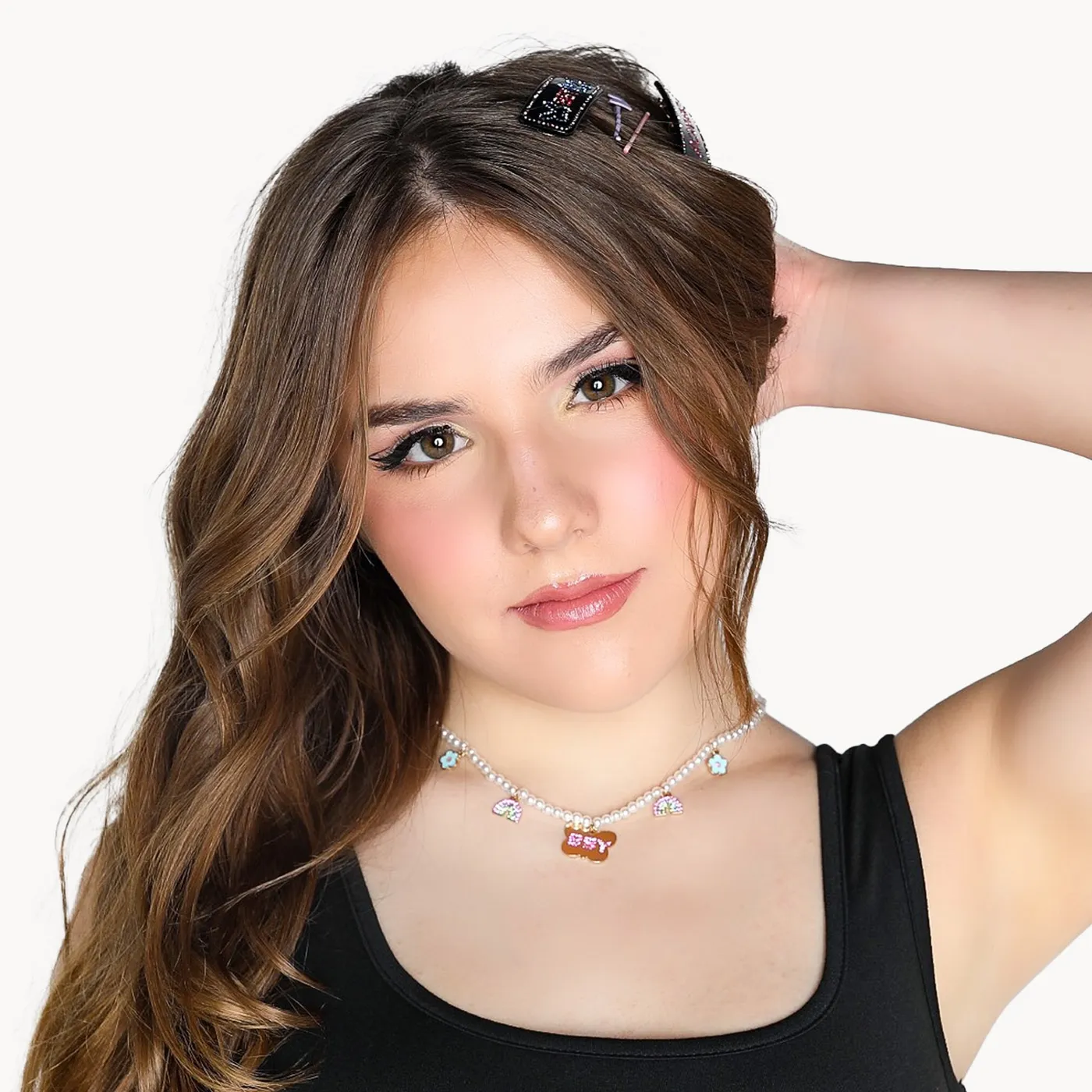 Piper Rockelle BBY Pearl & Butterfly Necklace