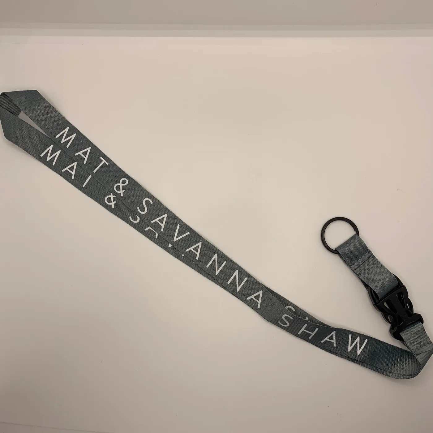 Mat and Savanna Shaw Mat & Savanna Lanyard