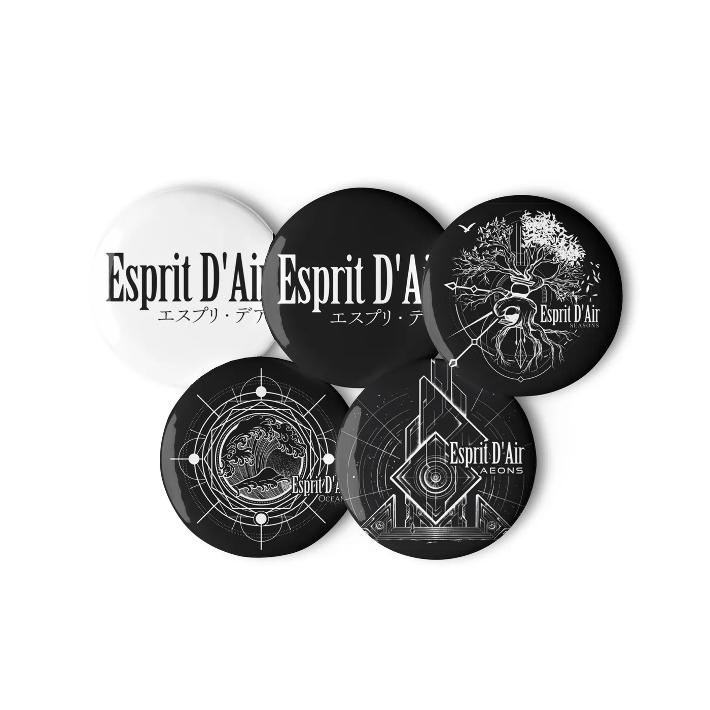 Esprit D'Air: Pin Button Set