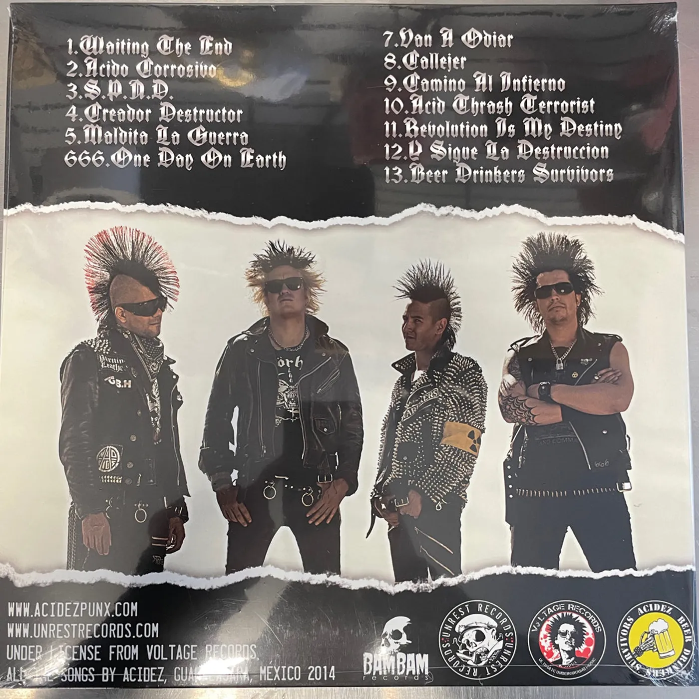 Acidez "Don't ask for permission" LP (Vinyl)