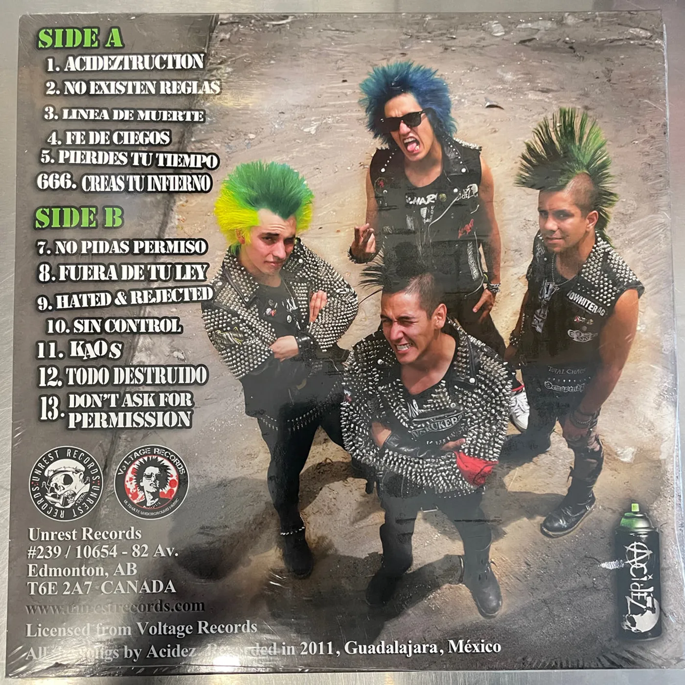 Acidez "Beer Drinkers Survivors" LP (Vinyl)