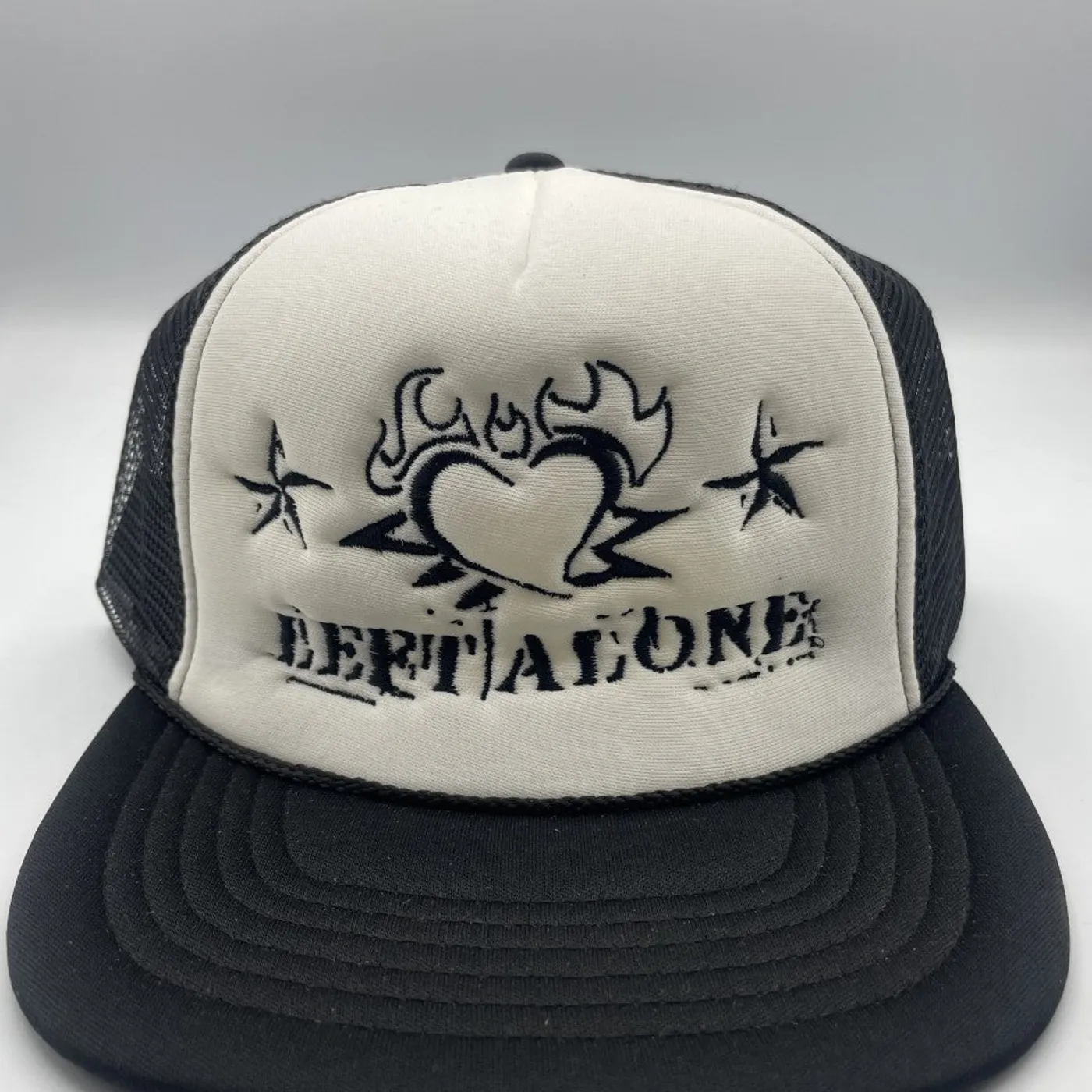 Left Alone "Heart Logo" Embroidered Trucker Hat