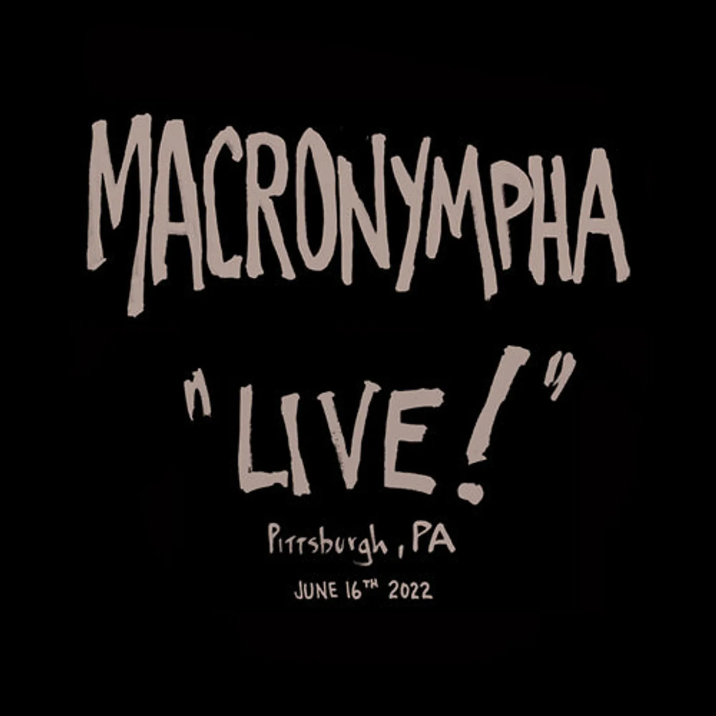 Macronympha - Live in Pittsburgh