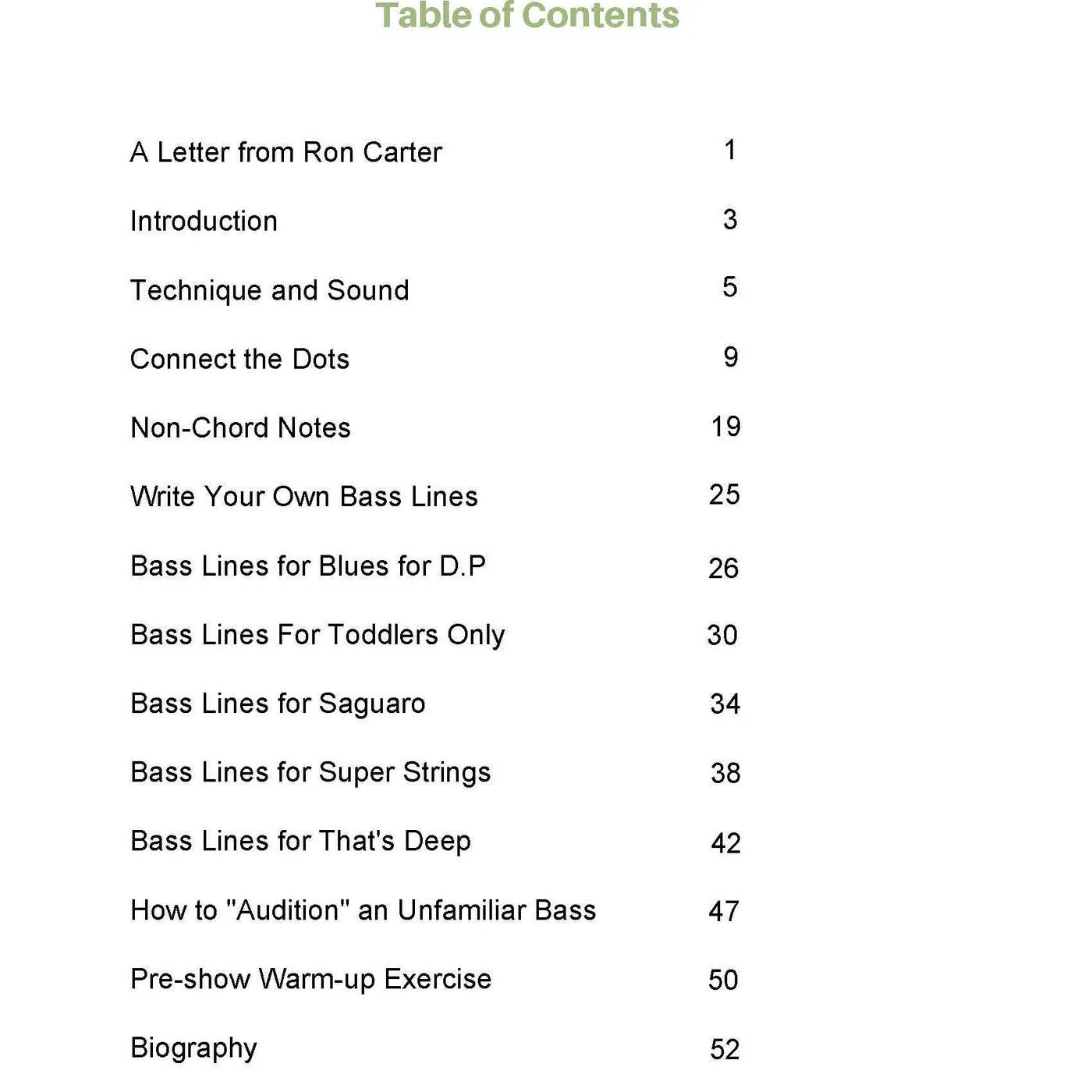 Ron Carter Blueprint for the Working Jazz Bassist
