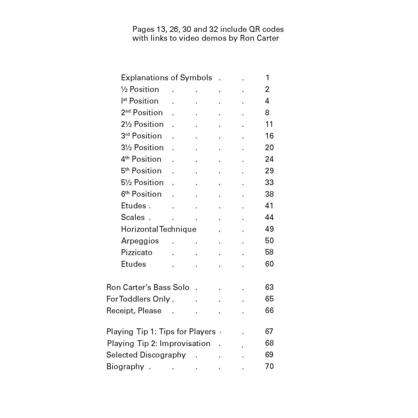 Ron Carter's Comprehensive Bass Method