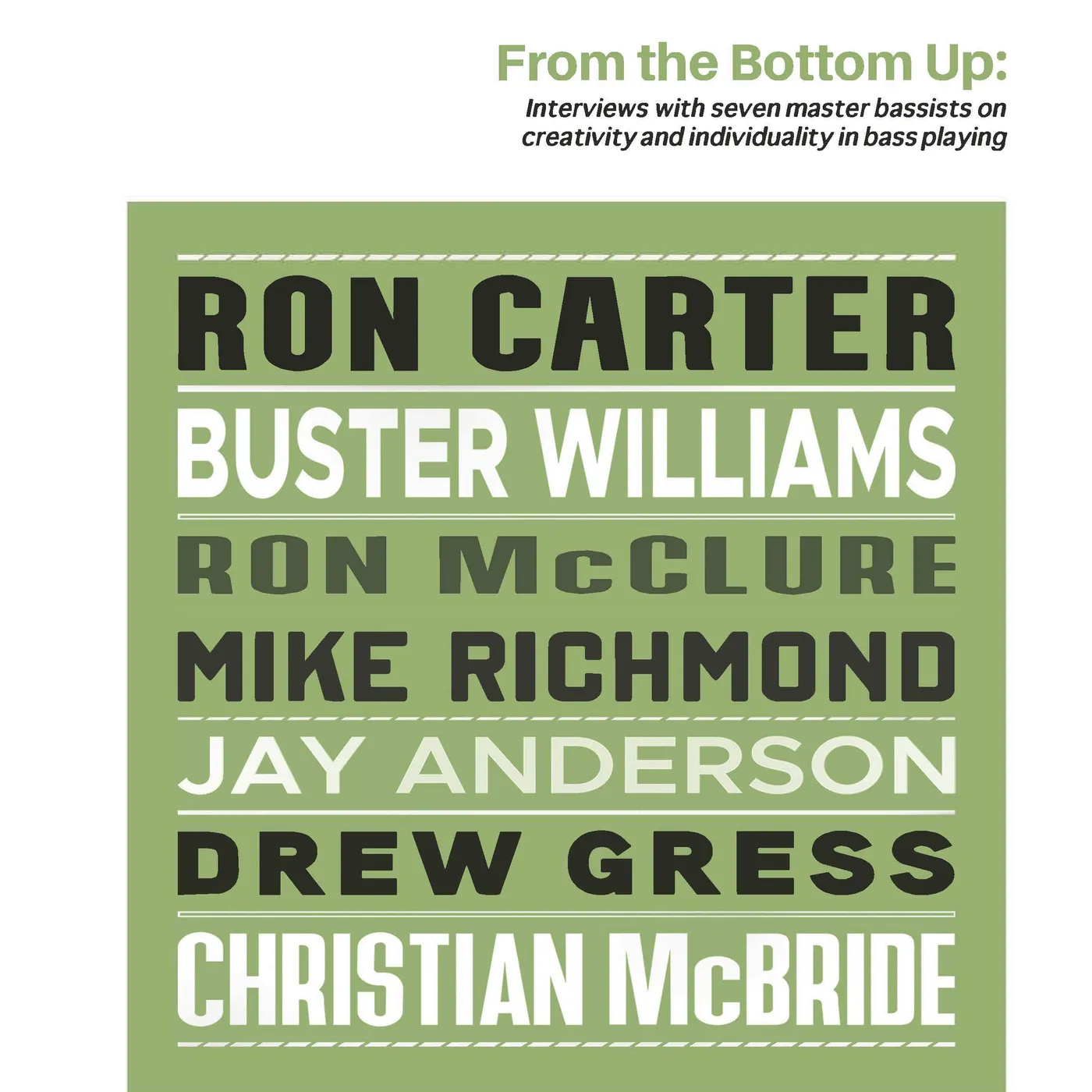 Ron Carter From the Bottom Up