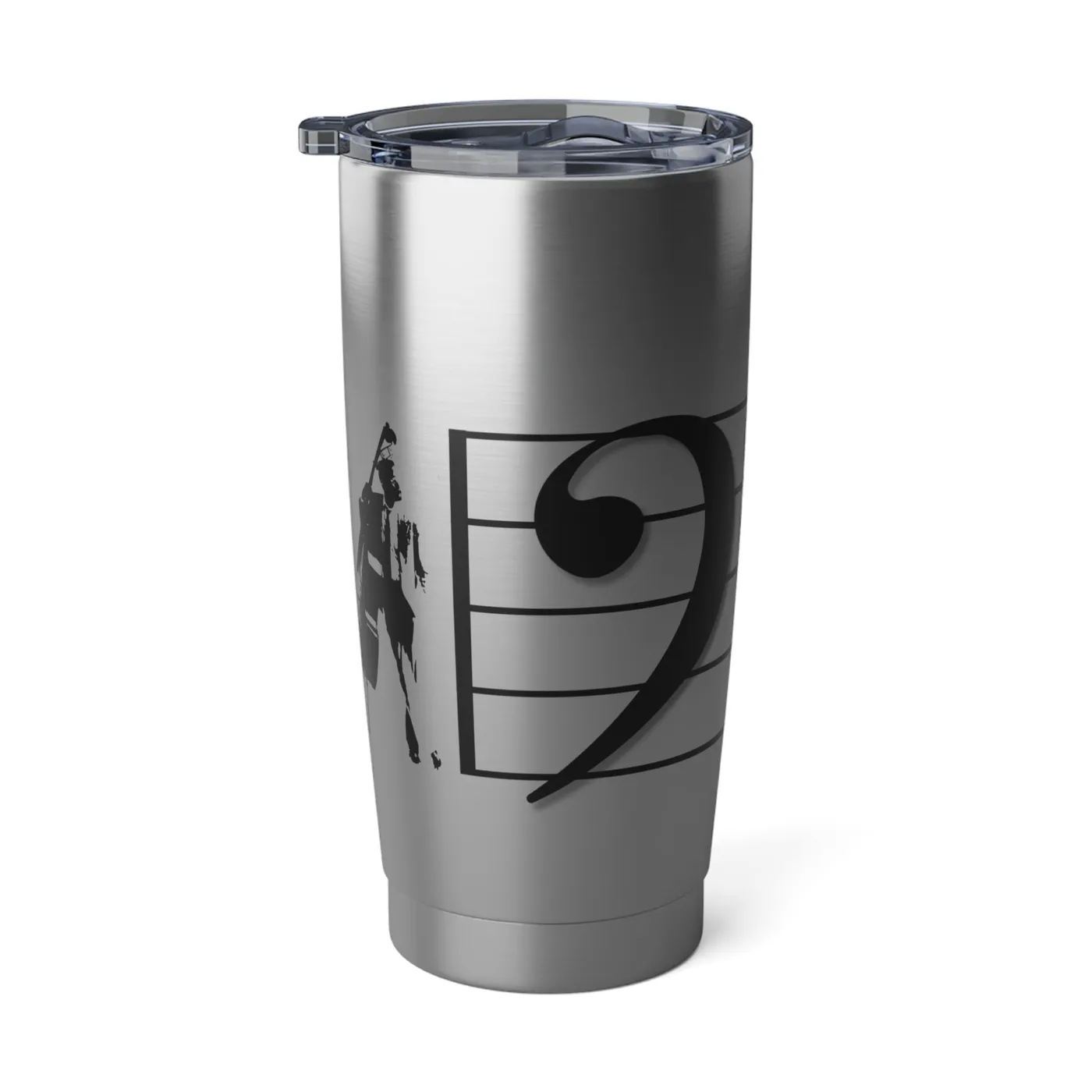Ron Carter Bass Clef Water Bottle