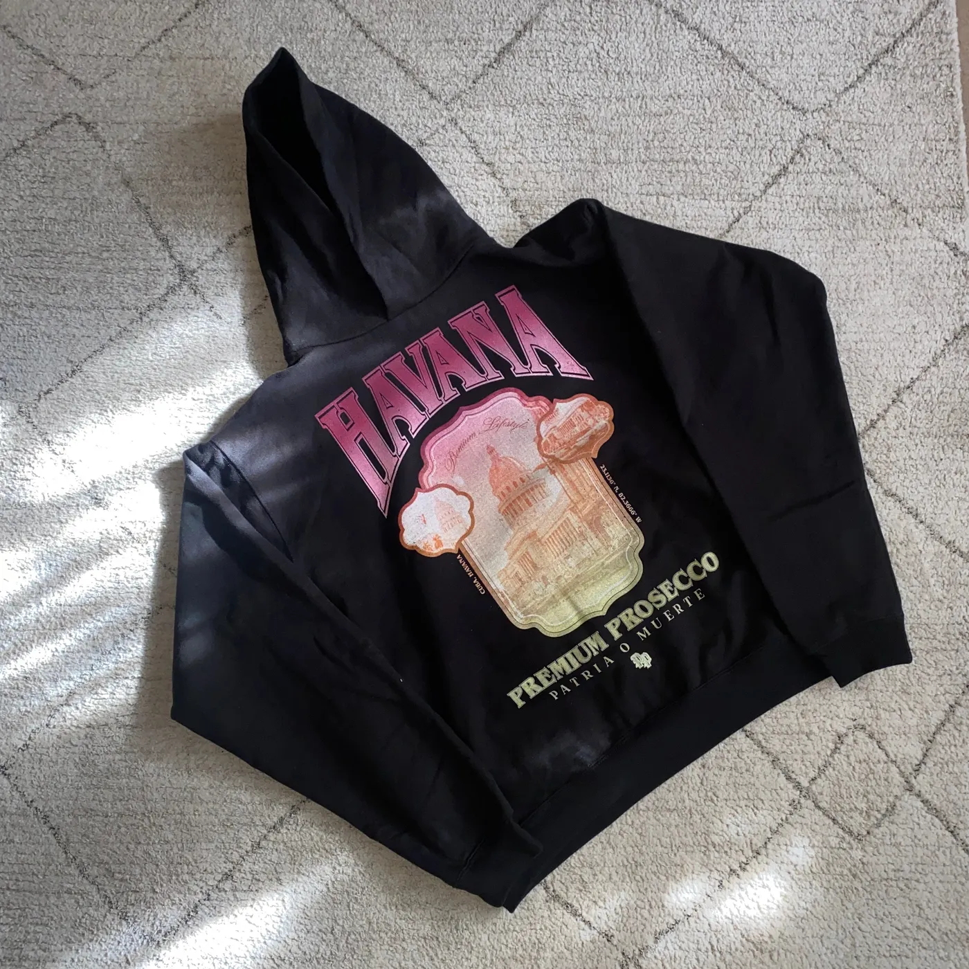 CR BLACKS Premium Havana Hoodie Black