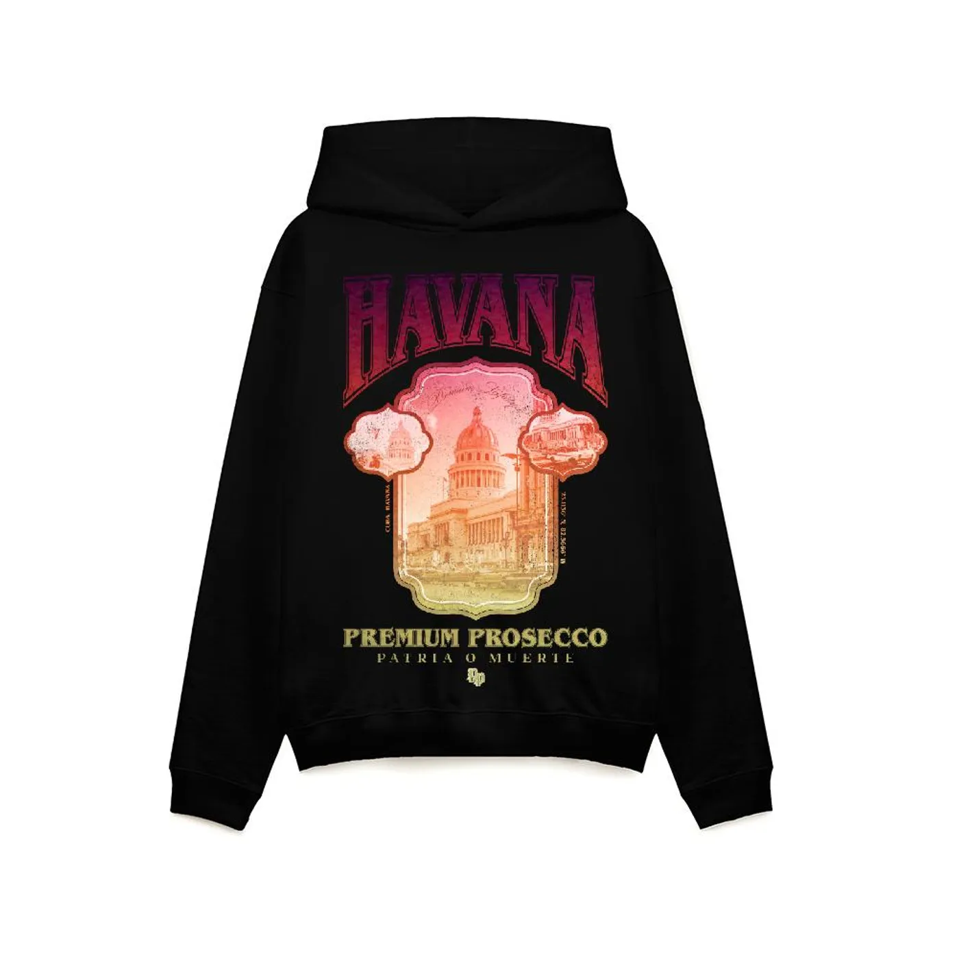 CR BLACKS Premium Havana Hoodie Black