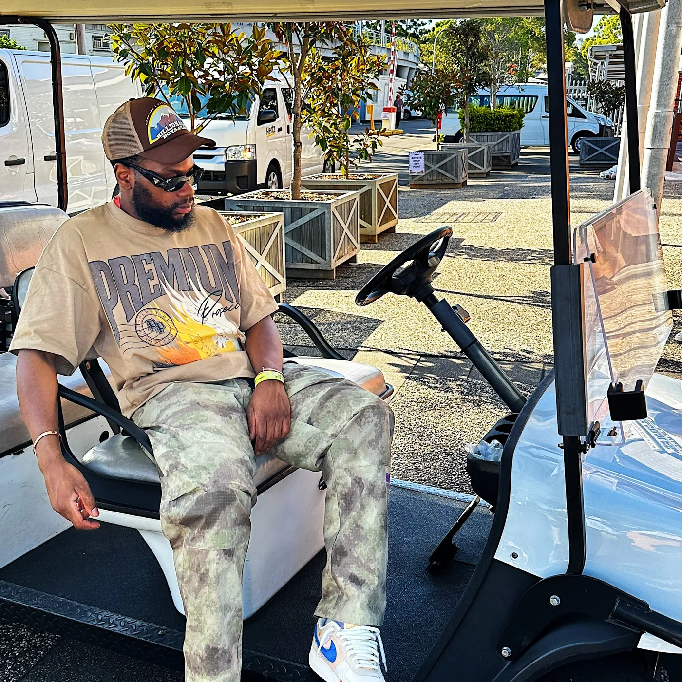 CR BLACKS Premium Diaspora Graphic Tee (Khaki)