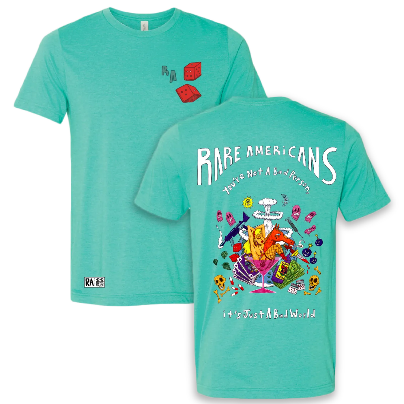 Rare Americans YNABP Dice Tee