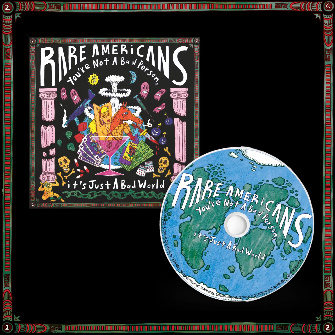 Rare Americans you're not a bad person, it's just a bad world - CD
