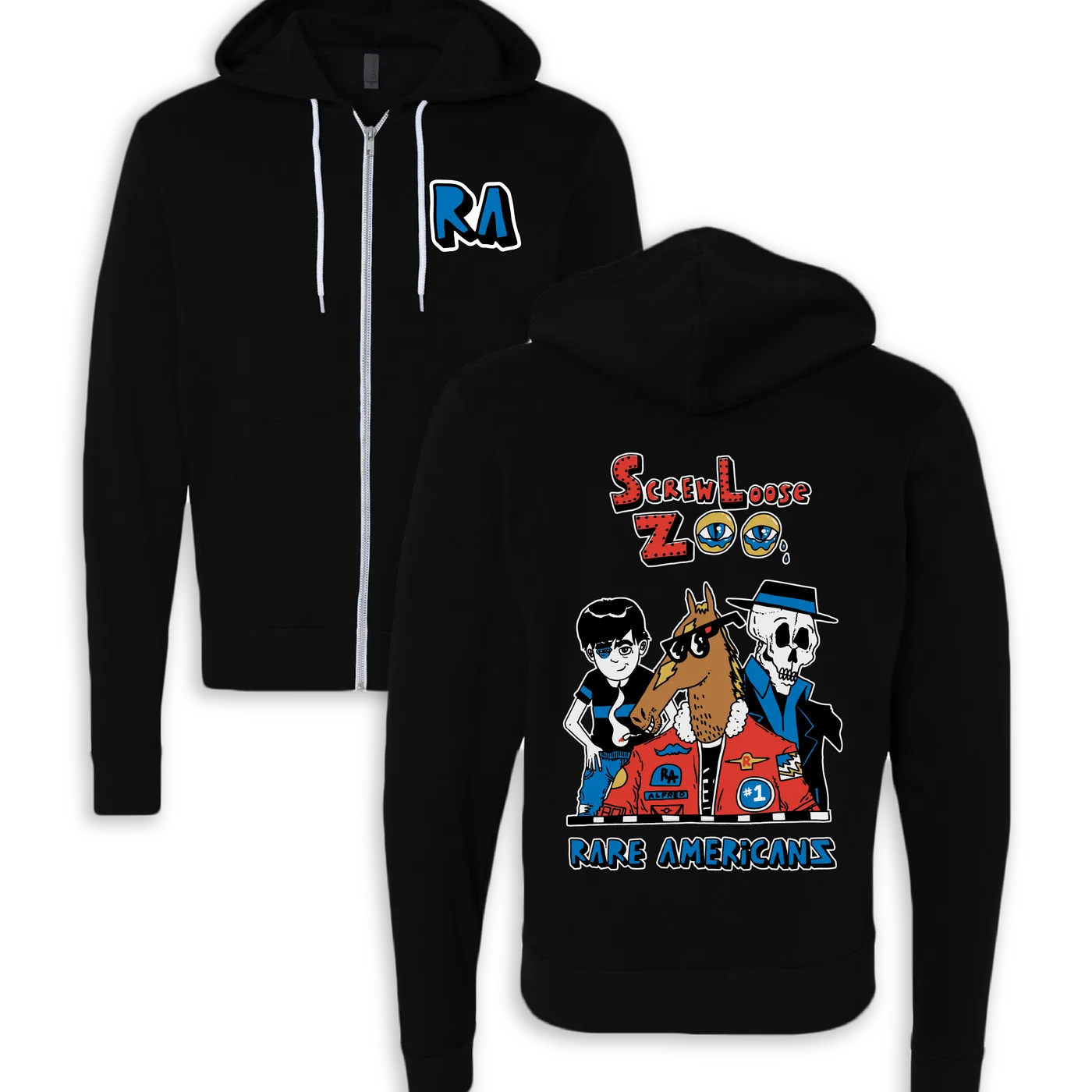 Rare Americans BBN and Alfred Pilot Zip-Up