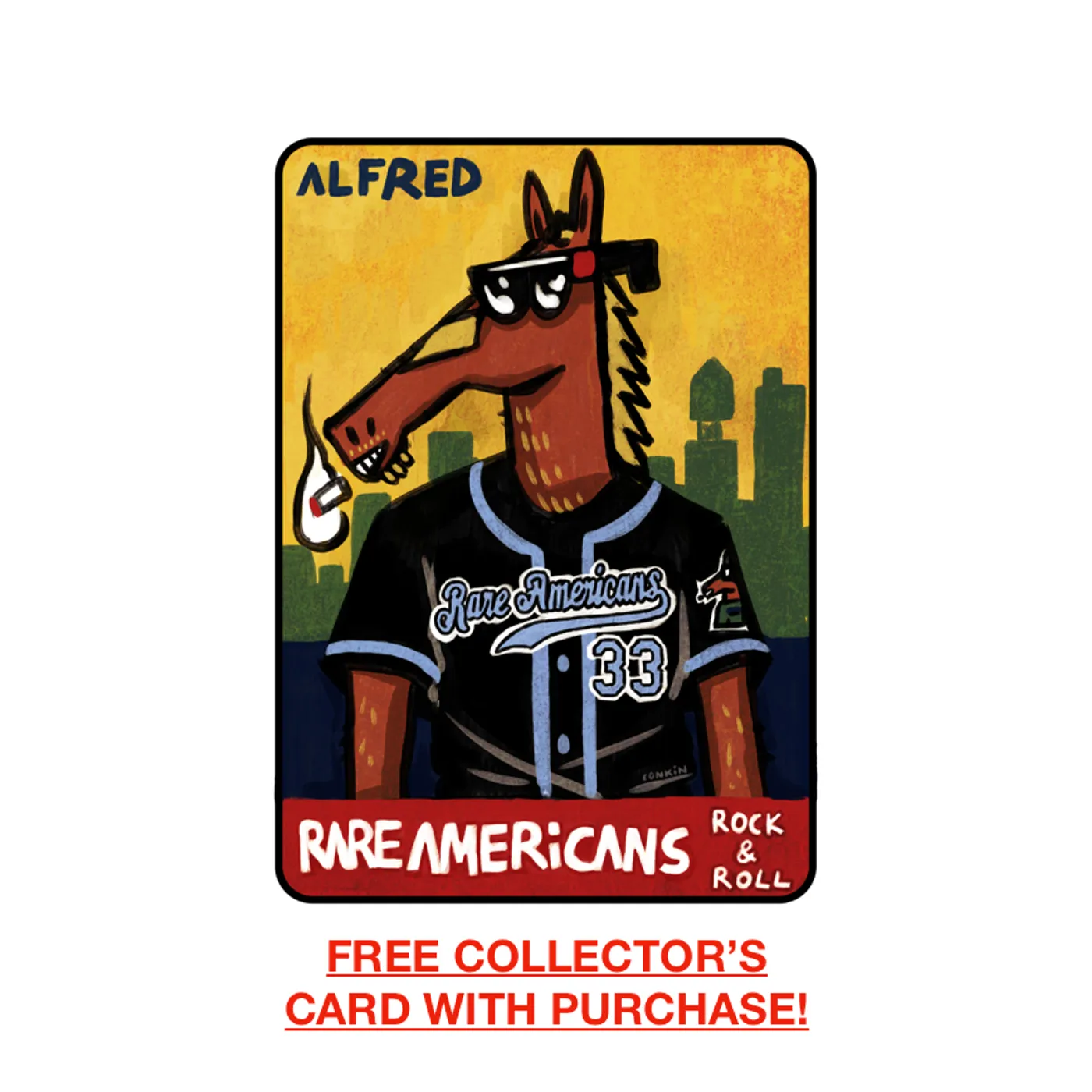 Rare Americans Alfred Baseball Jersey