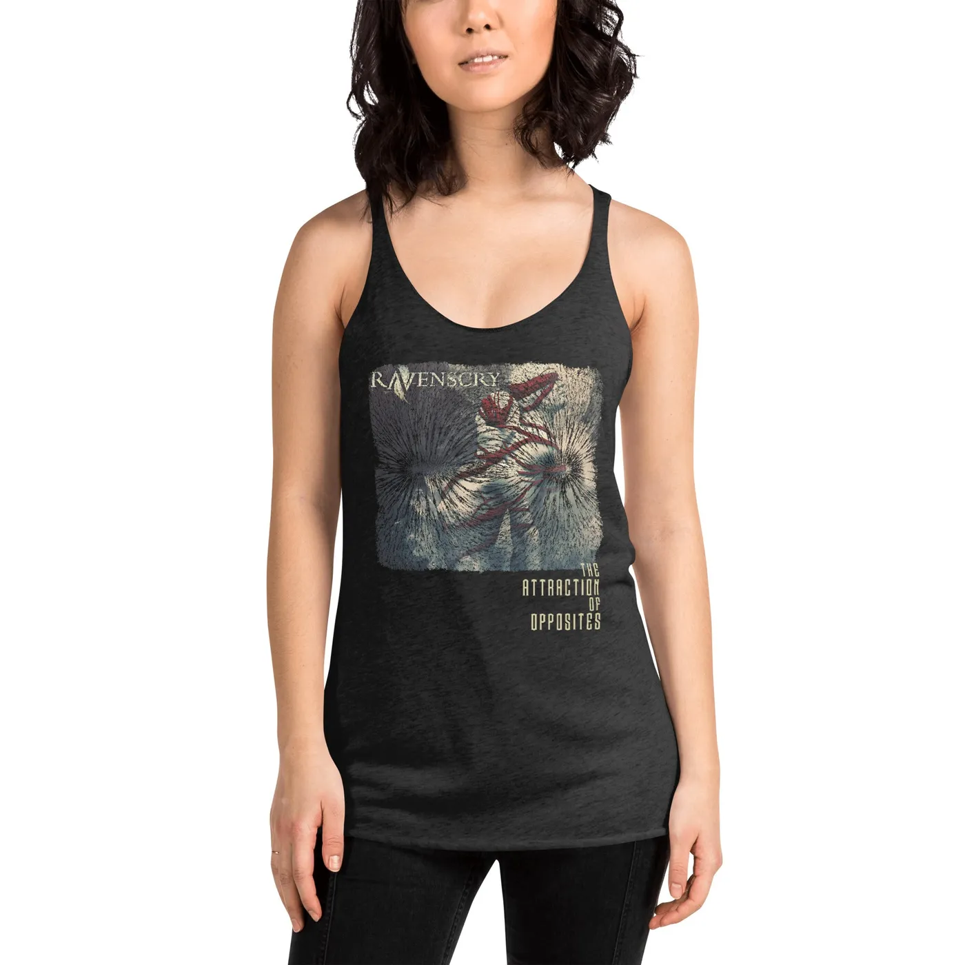 Ravenscry The Attraction Of Opposites Women's Racerback Tank