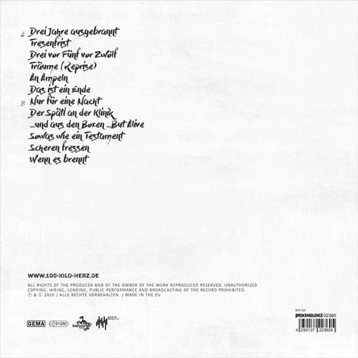 100 Kilo Herz - Stadt Land Flucht (Colored Vinyl)