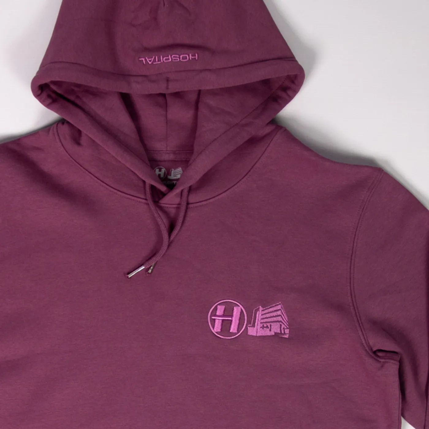 Hospital Records Element Tonal Hood - Mauve