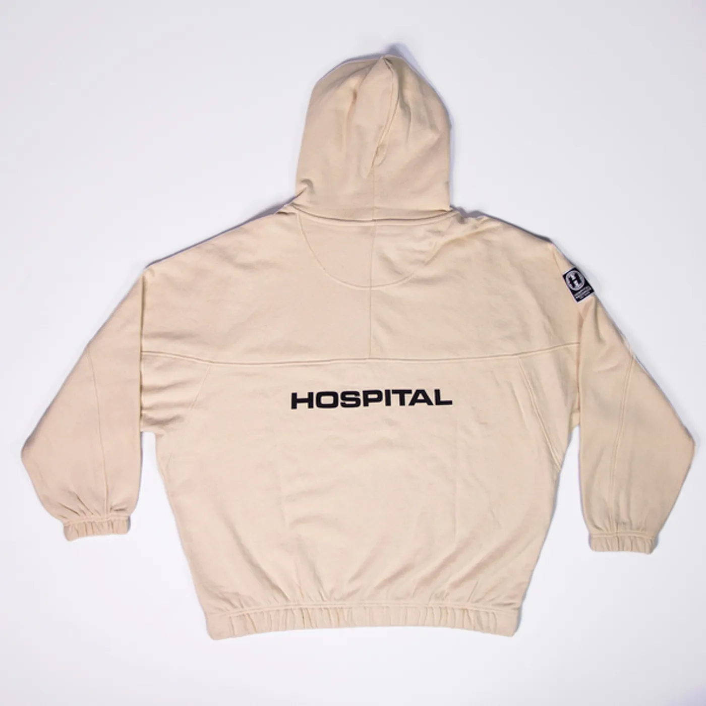 Hospital Records Zen Hoodie - Bone