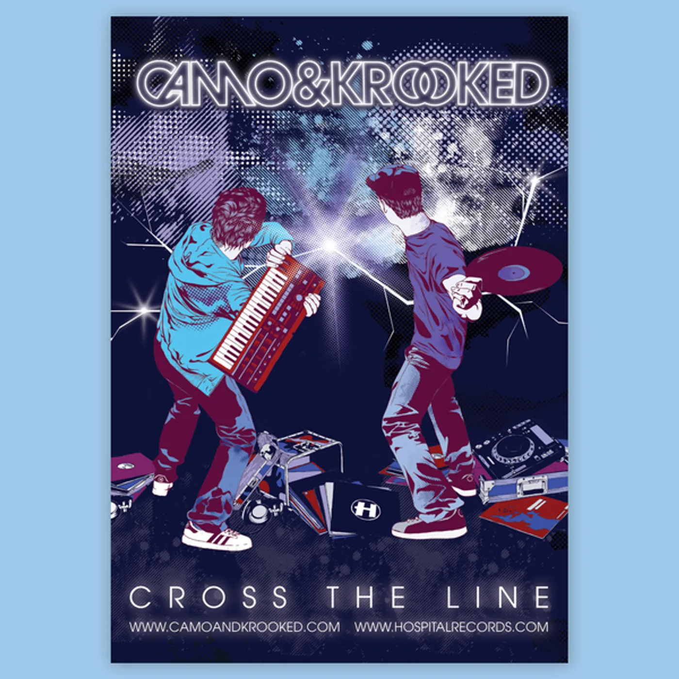 Camo & Krooked Cross The Line Poster