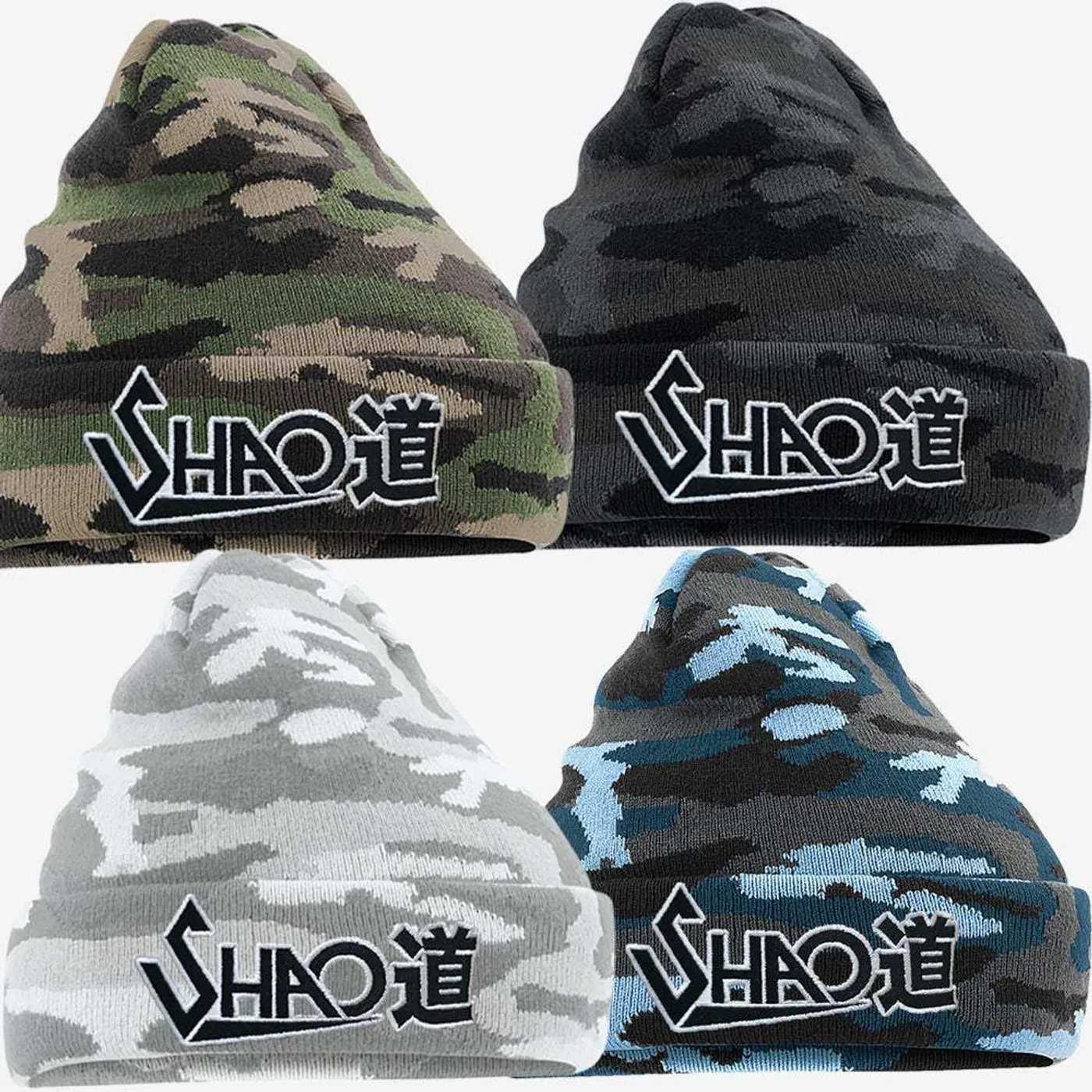 Shao Dow Shao道 Camo Beanies