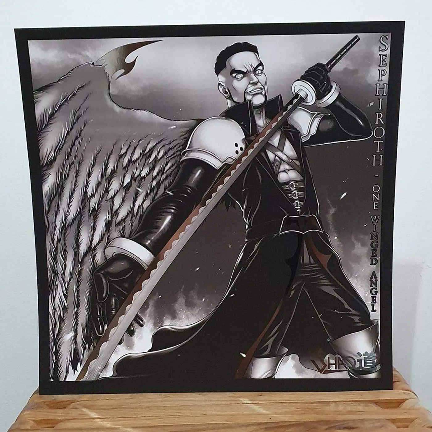 Shao Dow Sephiroth Foil Art Print - Signed