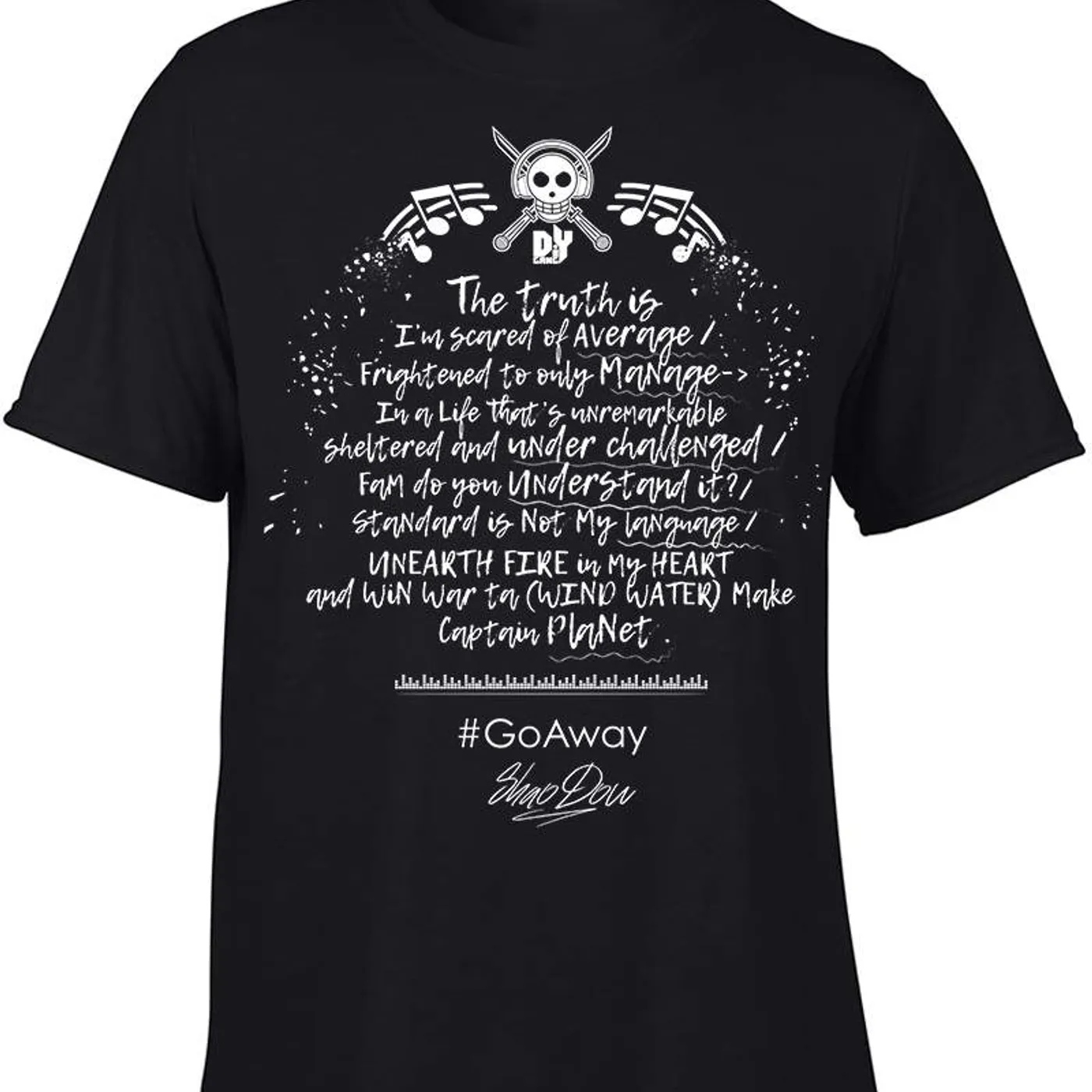 Shao Dow Go Away Lyric Tee