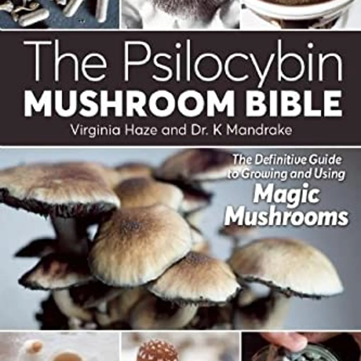 Dr. K Mandrake PhD (Author), Virginia Haze (photographer) - The Psilocybin Mushroom Bible: The Definitive Guide to Growing and Using Magic Mushrooms Paperback – Illustrated