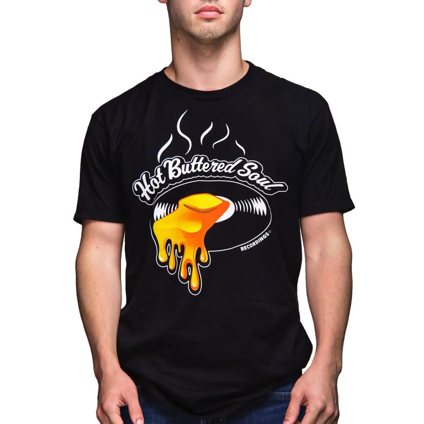 Isaac Hayes Hot Buttered Soul Recordings Tee (Black)