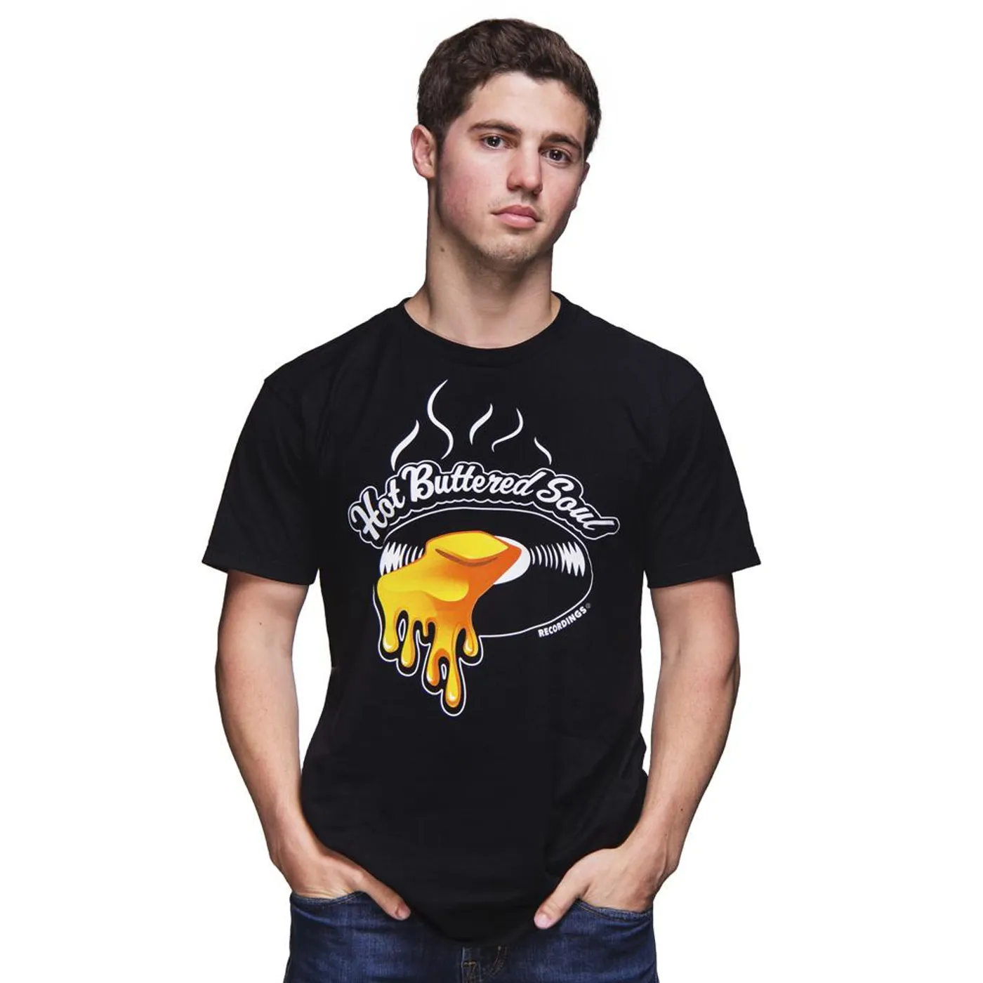 Isaac Hayes Hot Buttered Soul Recordings Tee (Black)