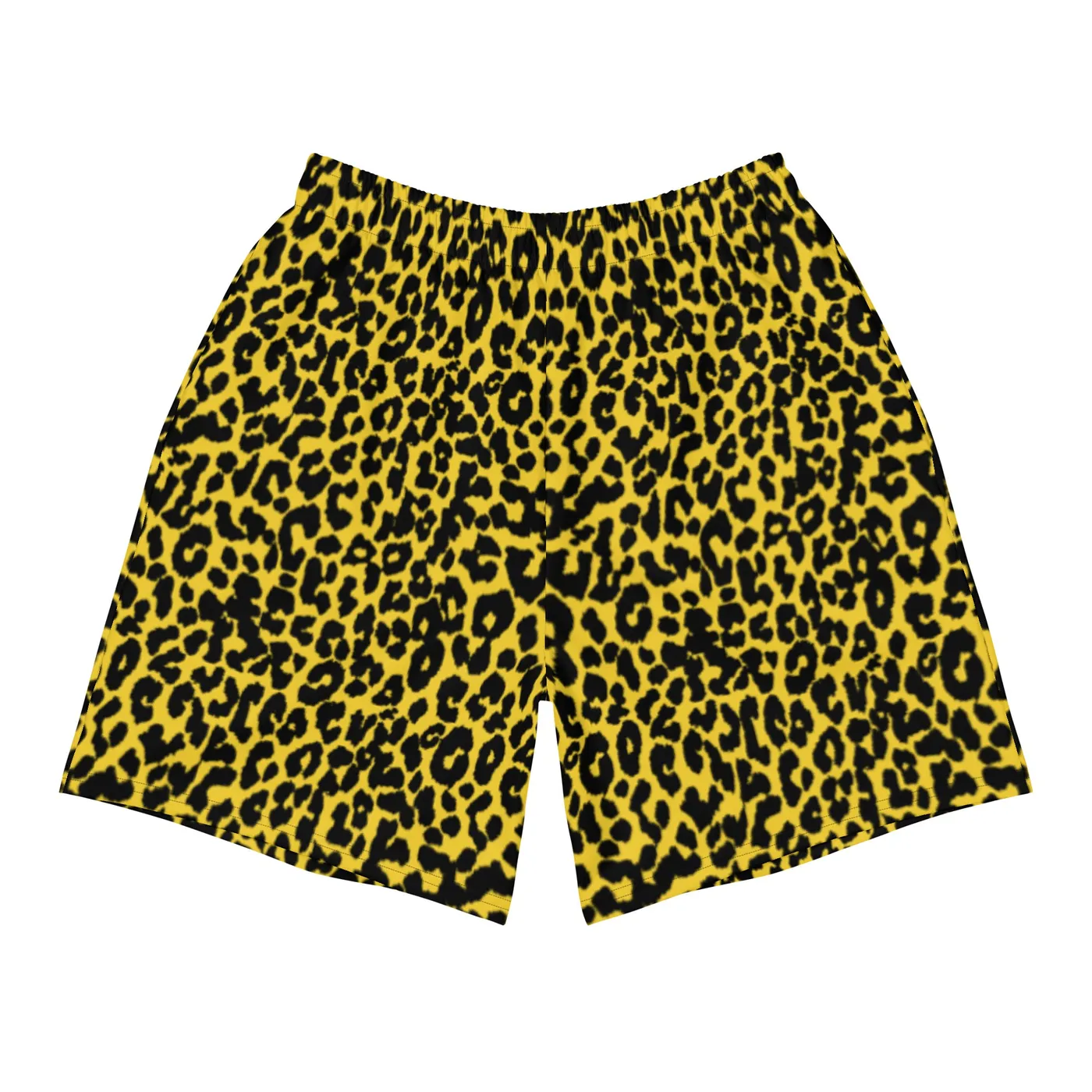 Olanzo Carver Yellow Cheetah Shorts
