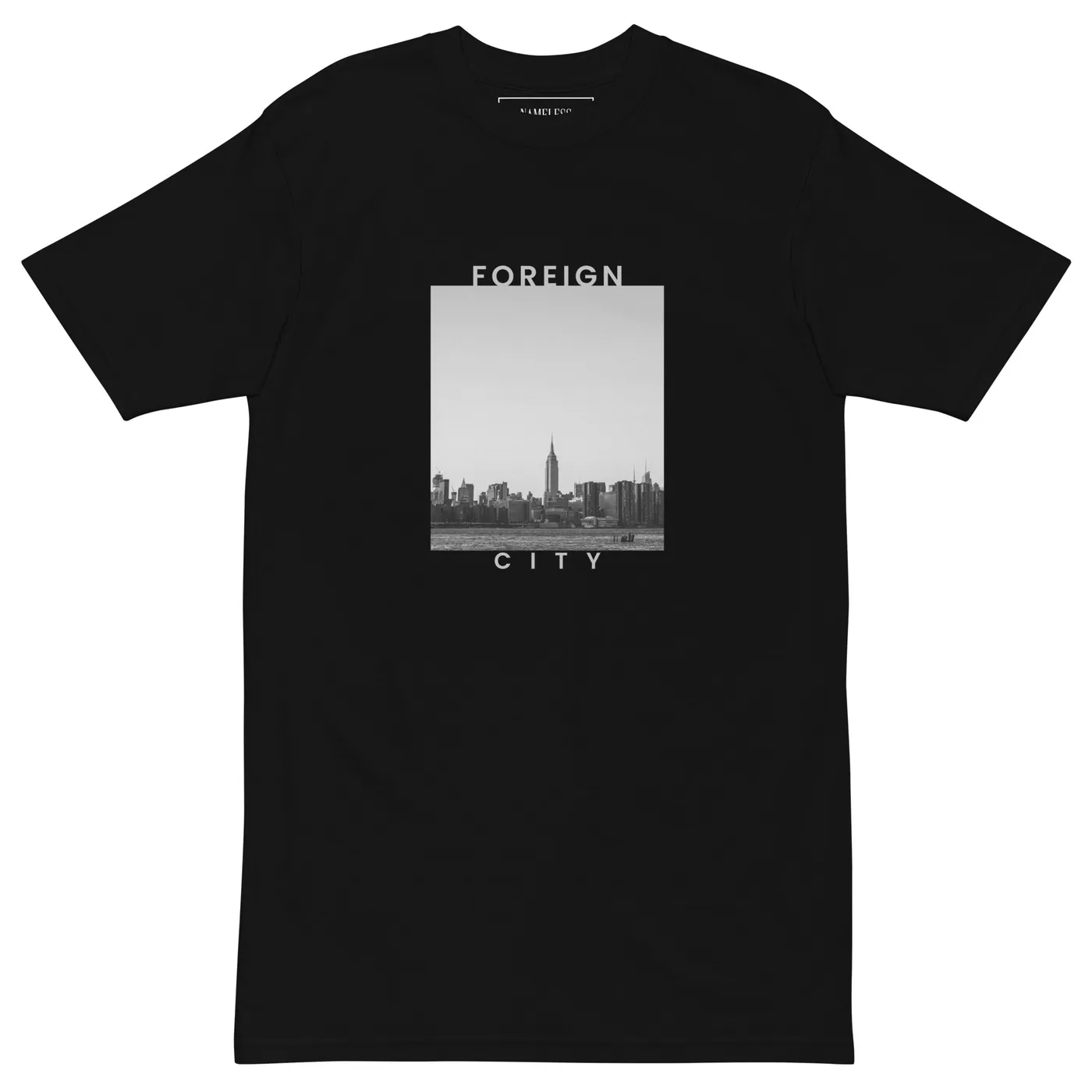 Olanzo Carver NAMELESS FOREIGN CITY TEE - BLACK