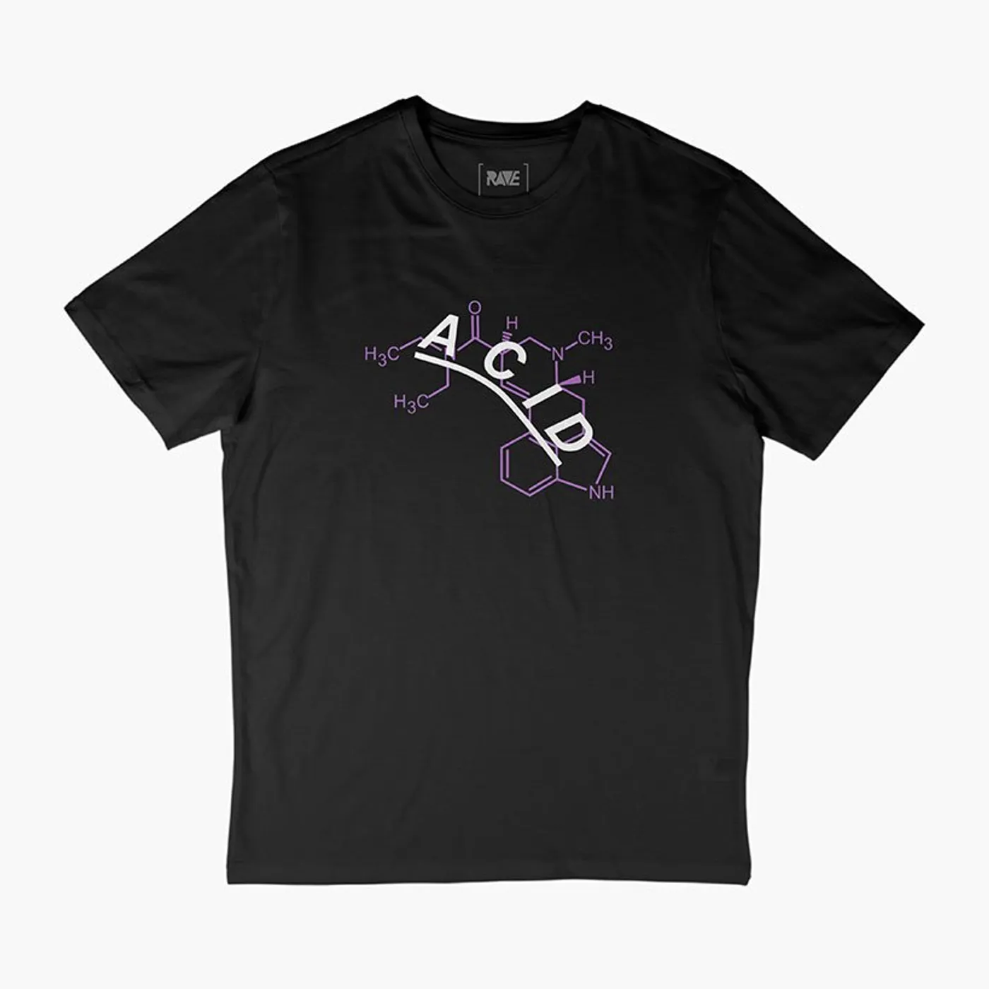 Korolova Acid Molecule T-Shirt in schwarz
