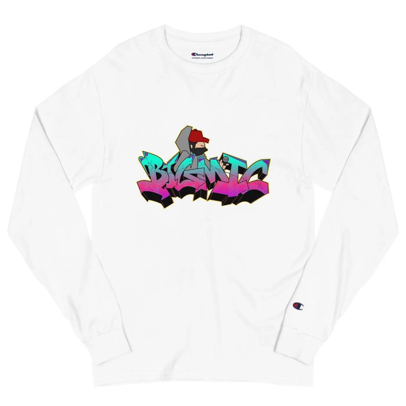 Big Mic Graff Champion Long Sleeve Shirt