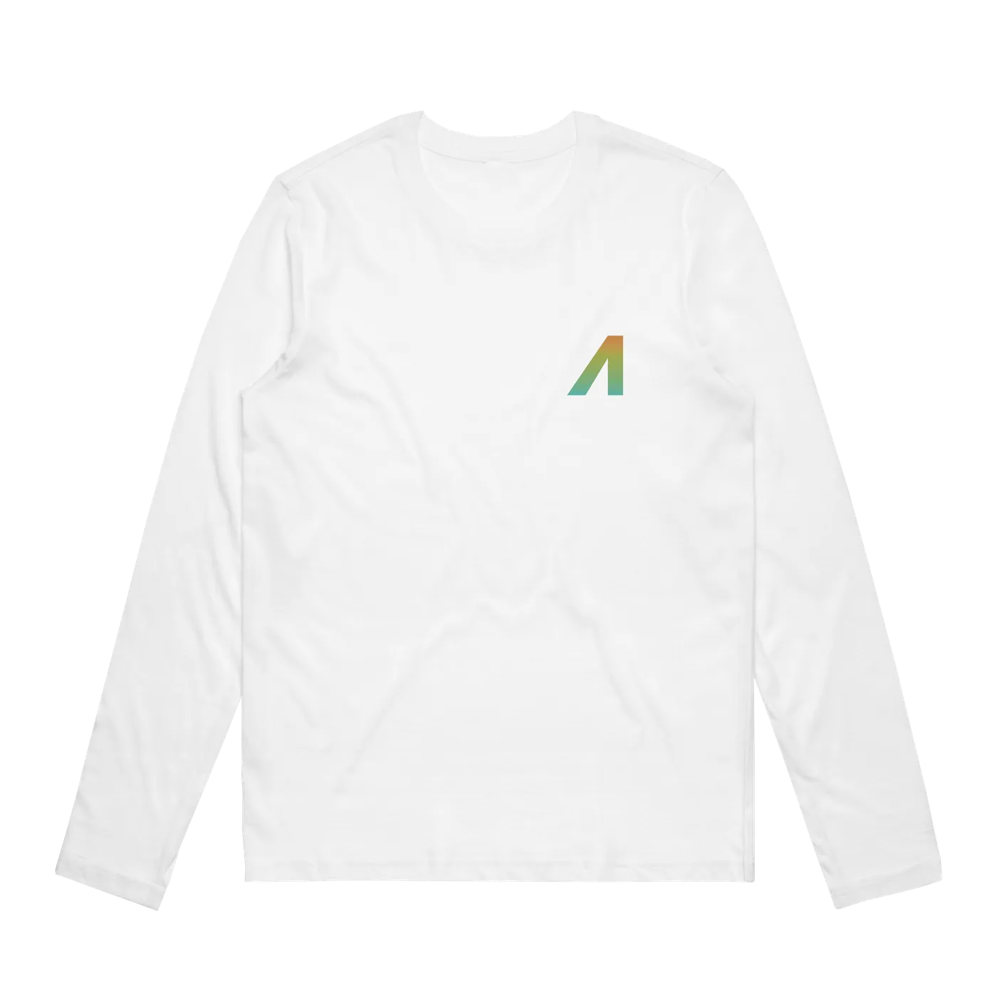 Audien - White Long Sleeve Gradient