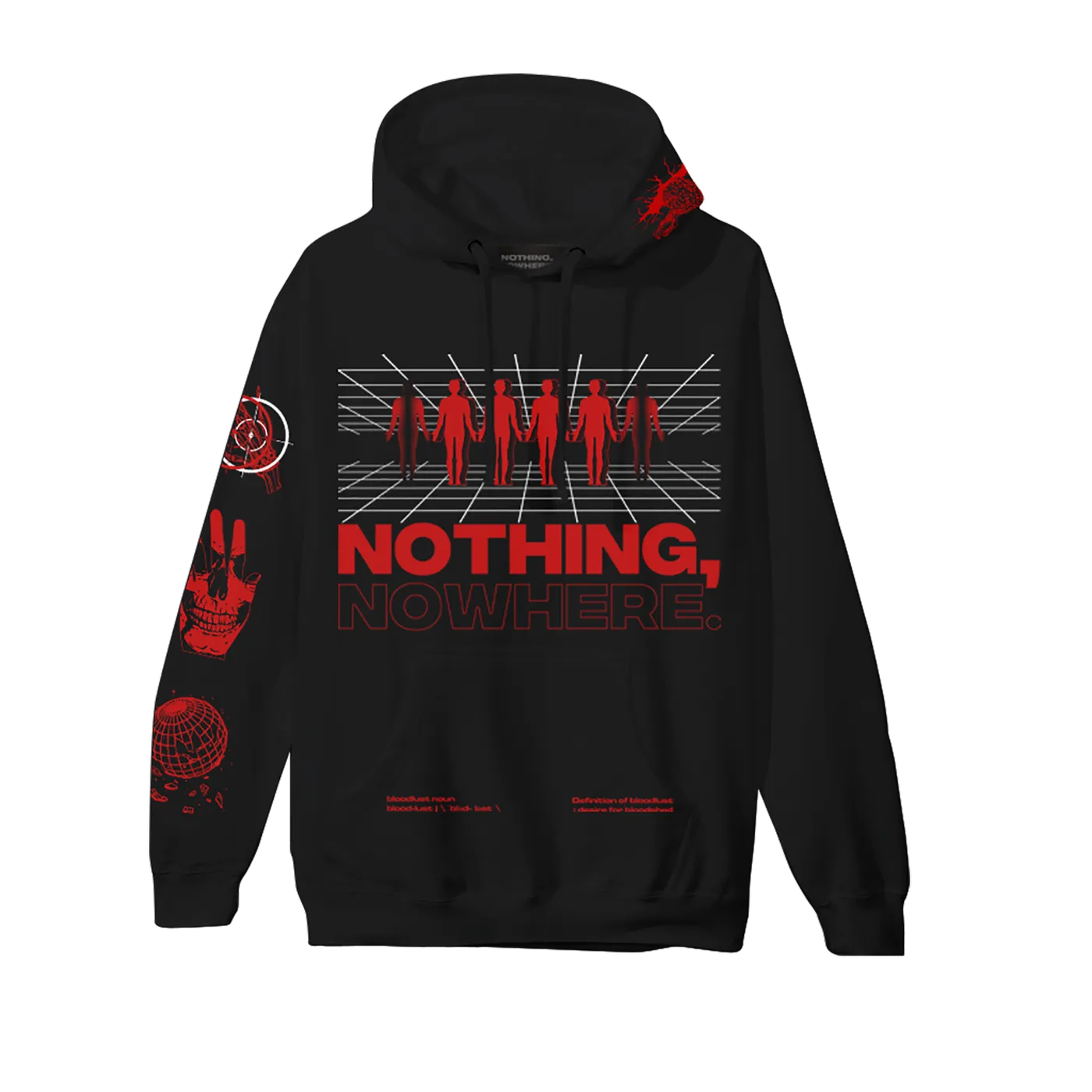 nothing,nowhere. NN 2019 Tour Hoodie