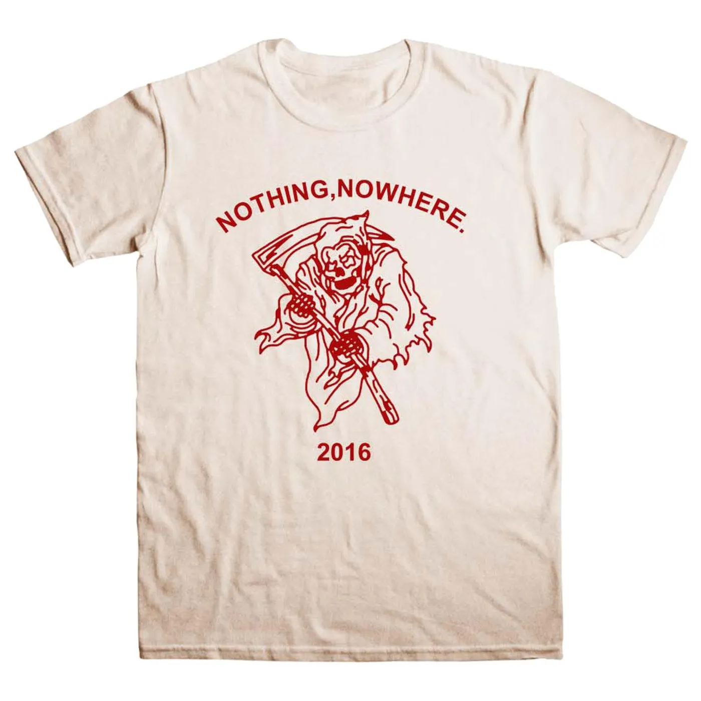 nothing,nowhere. red reaper tee