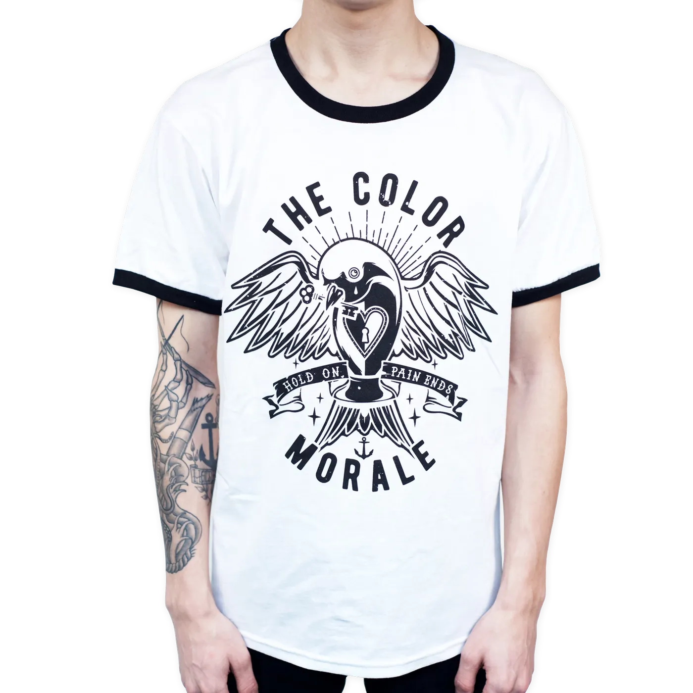 The Color Morale TCM Sparrow Ringer Tee