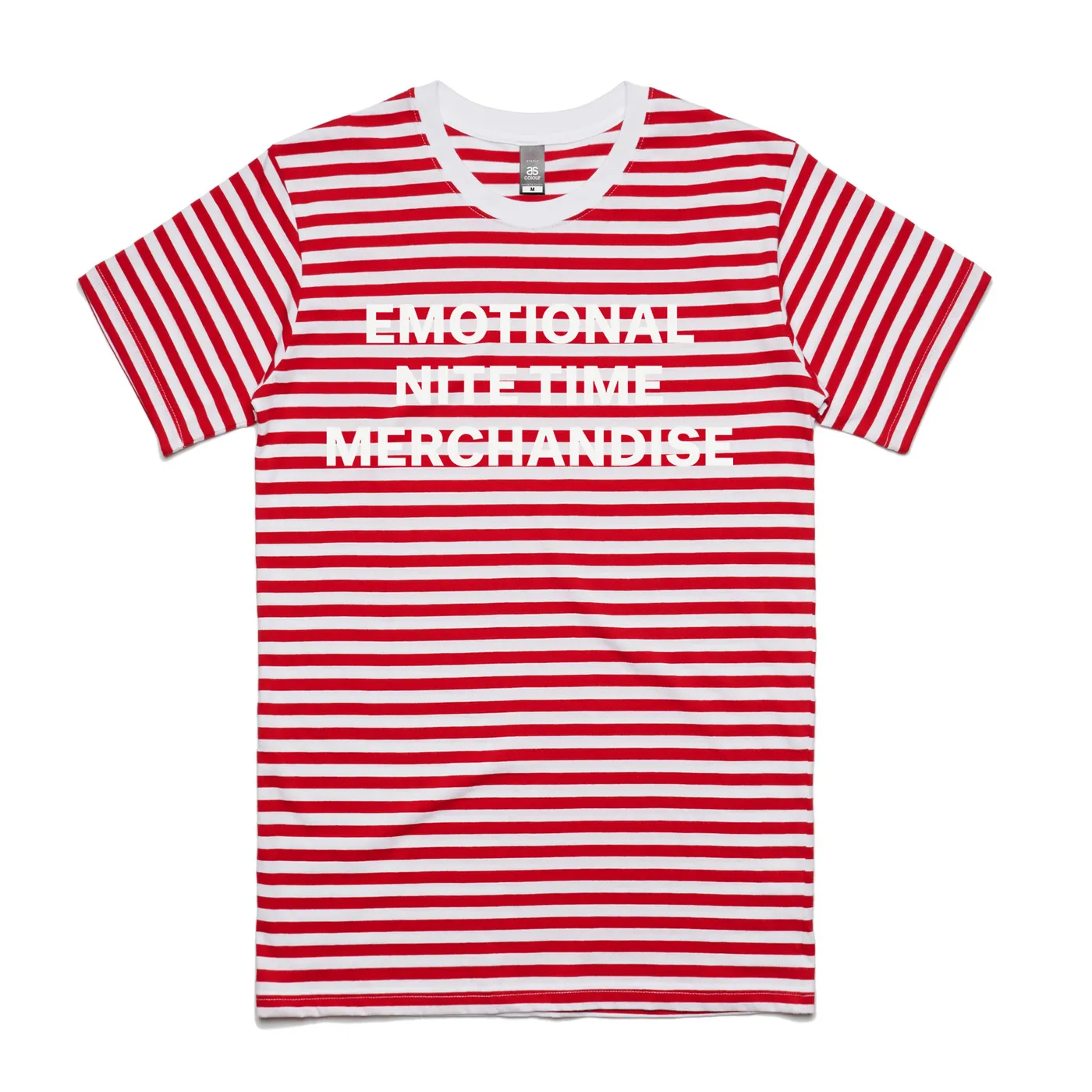 Emo Nite Emotional Nite Time Striped Tee - Red