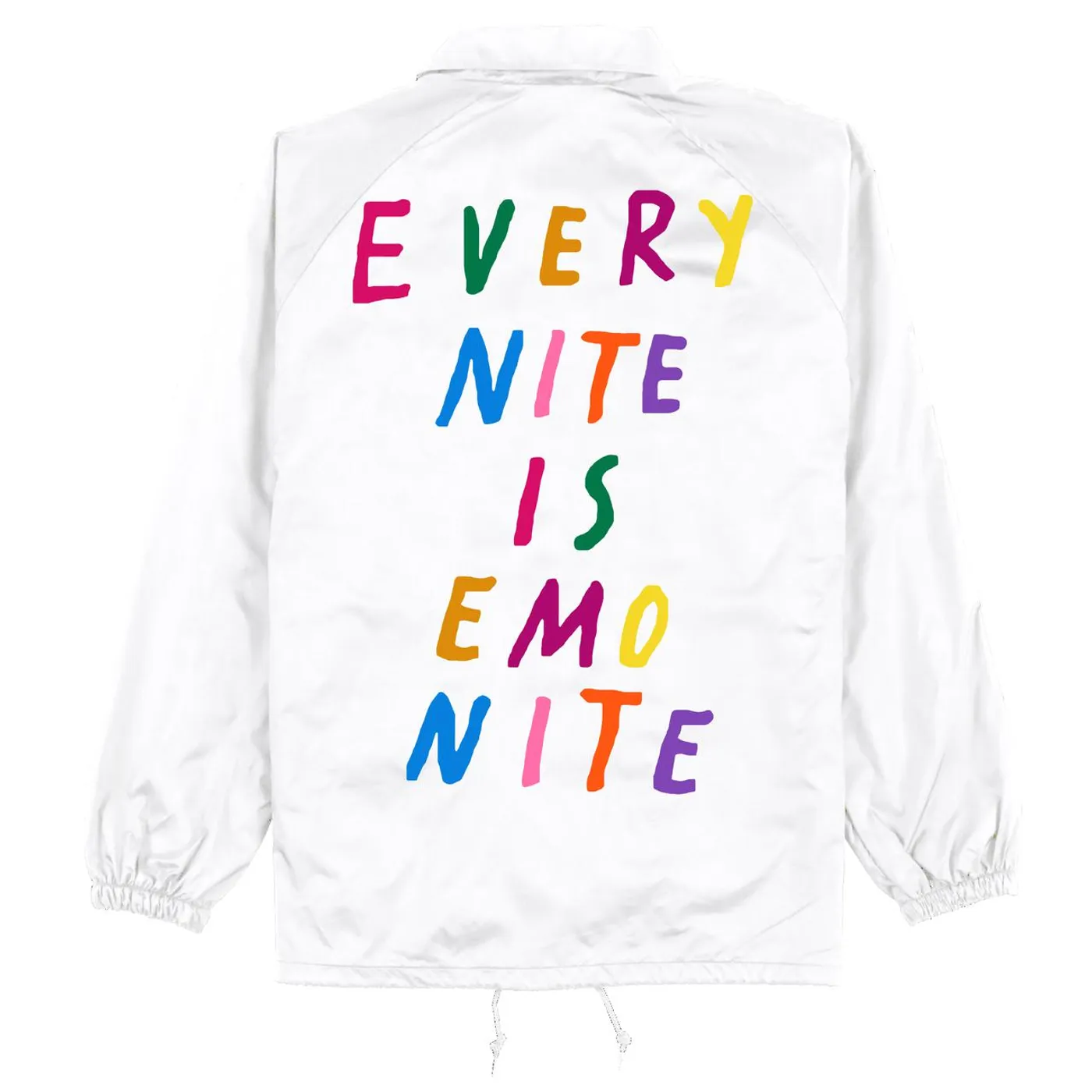 Emo Nite WHITE/COLORS ENIEN COACH TAYLOR JACKET