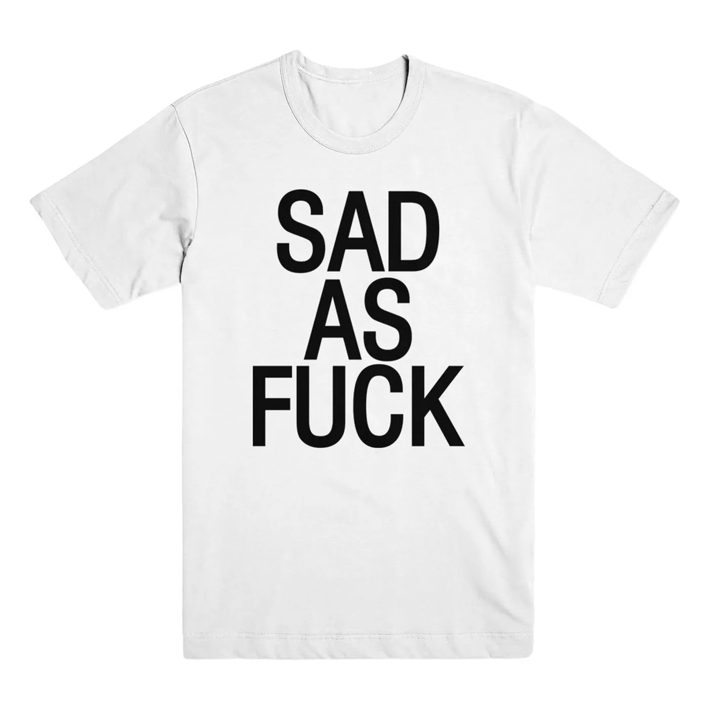 Emo Nite Sad As Fuck T-Shirt - White/Black