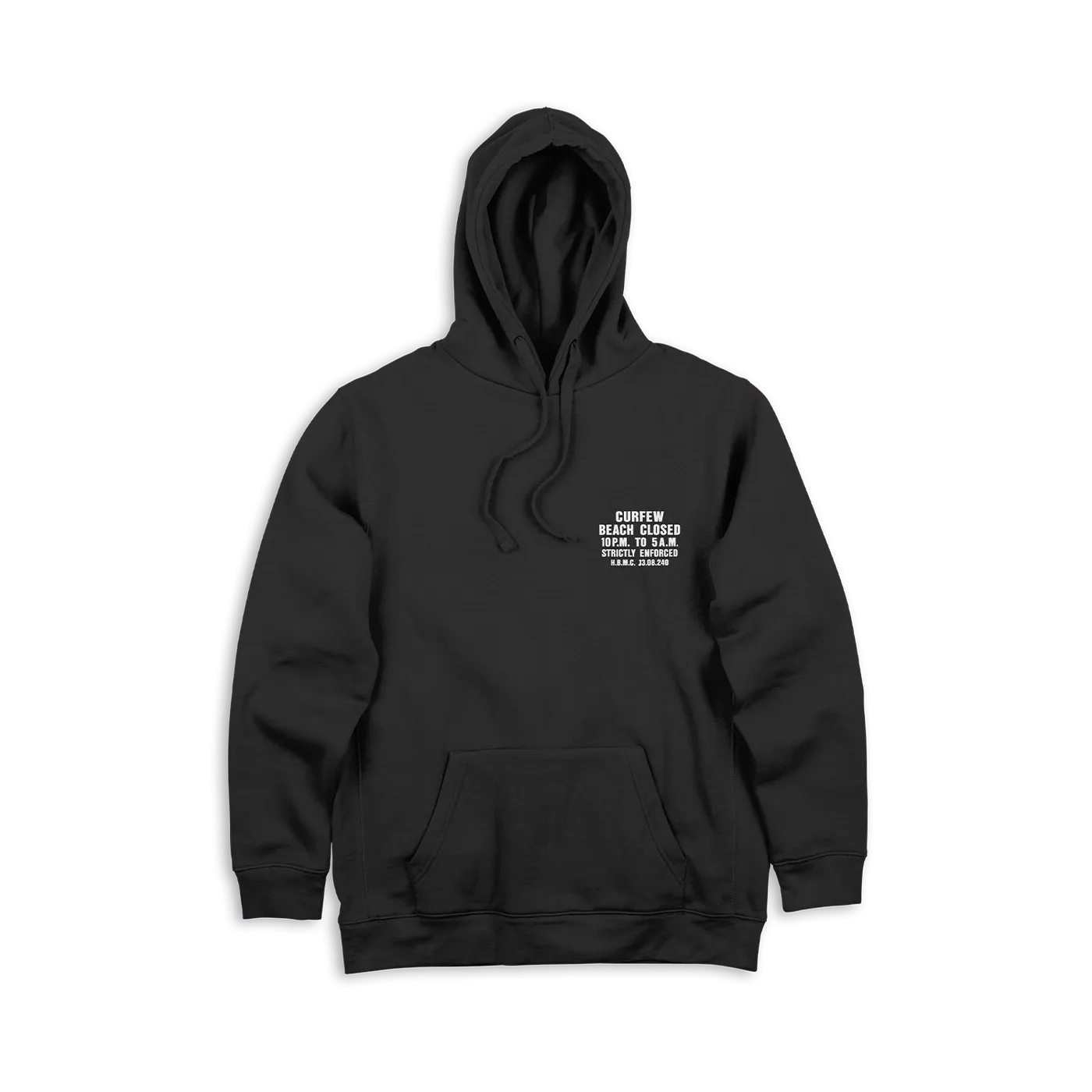 Yung Pinch Black Beach Curfew Hoodie