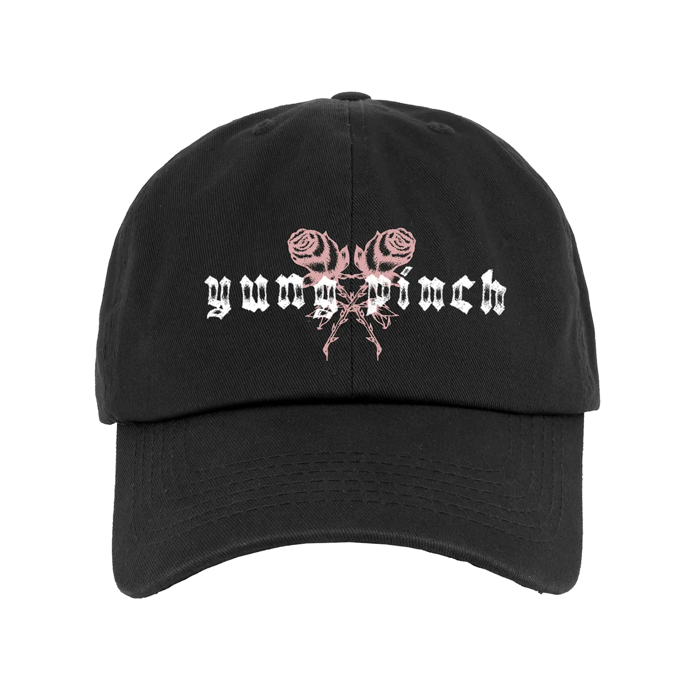 Yung Pinch Black 4Ever Rose Hat