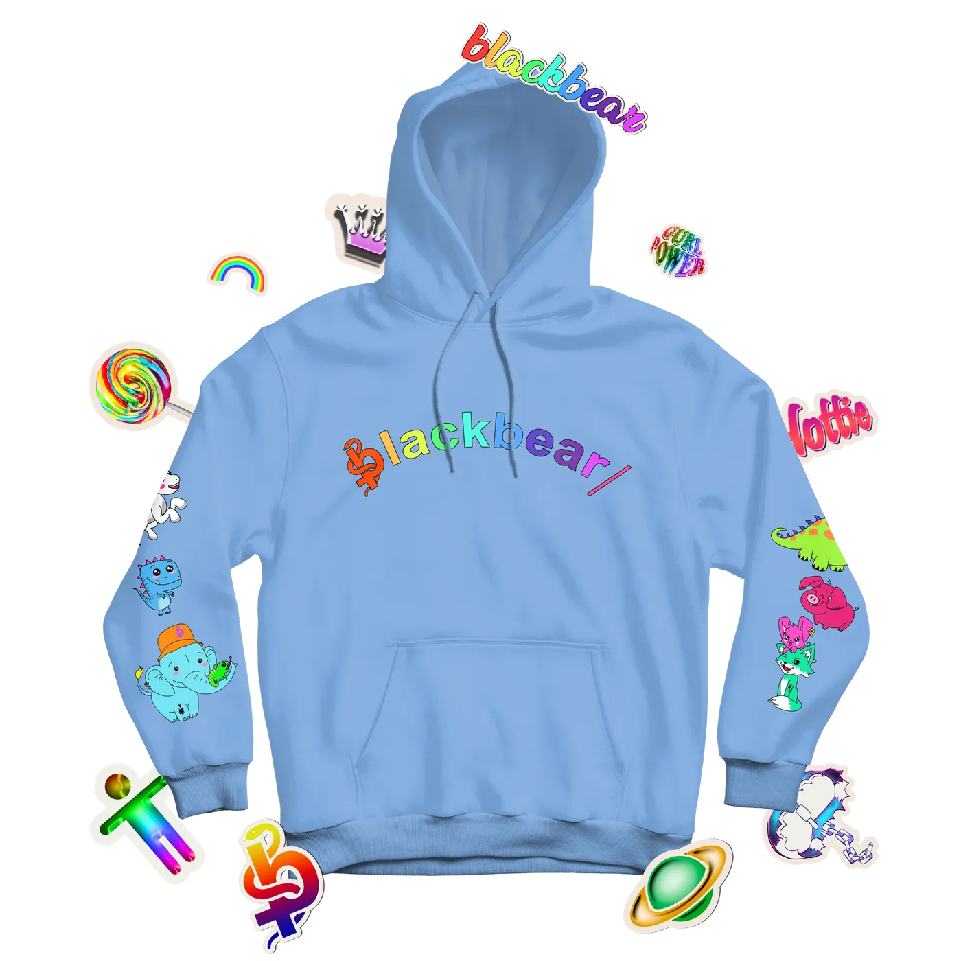 blackbear Anxiety Free Hoodie (Baby Blue)