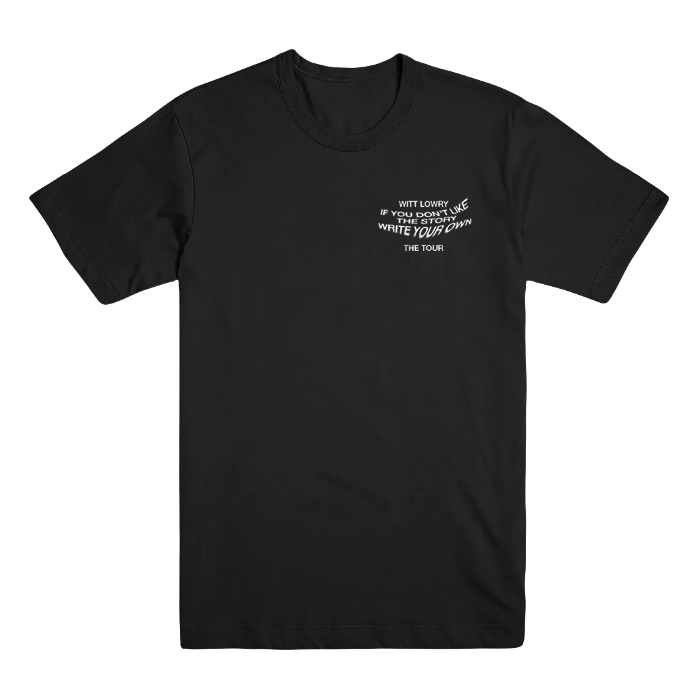 Witt Lowry Warped Black Tour Dates Tee