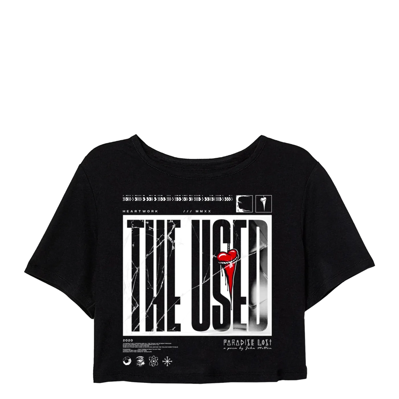 The Used Paradise Lost Crop Tee